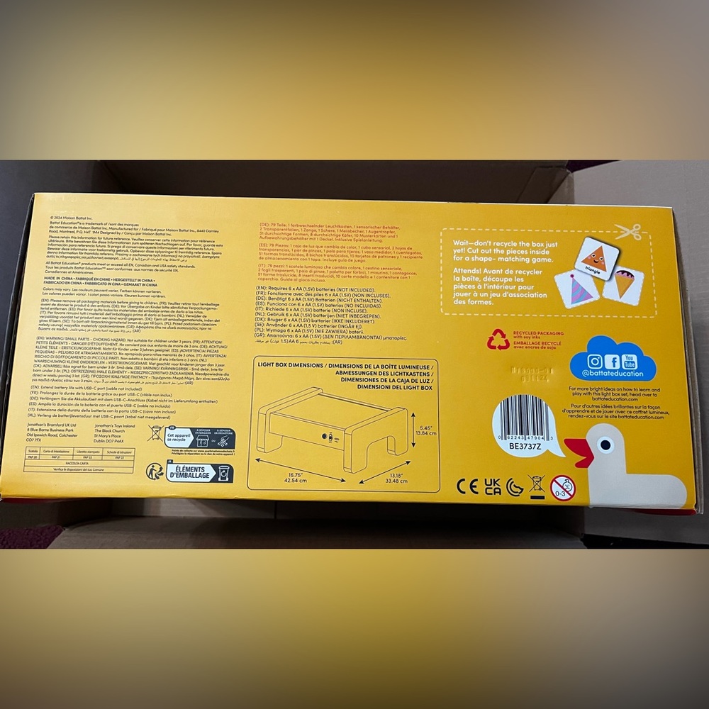 Brand New Battat Educational tracing Light Box Playset bright explorer sensory - Picture 3 of 11